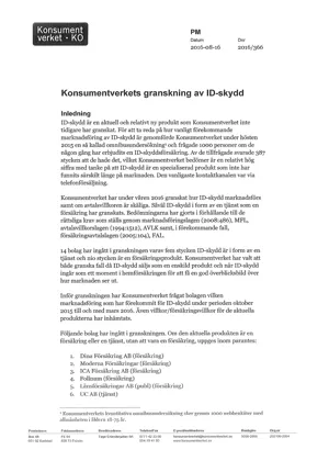 Granskning av ID-skydd (Bild)
