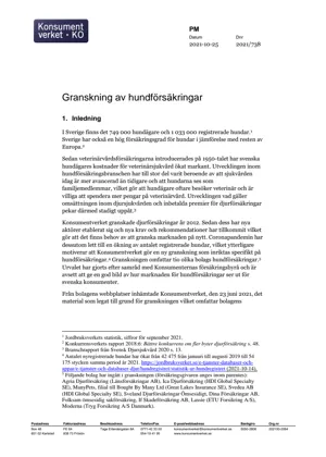 Granskning av hundförsäkringar (Bild)