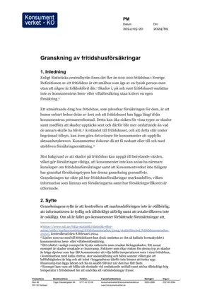 Granskning av fritidshusförsäkringar (Bild)