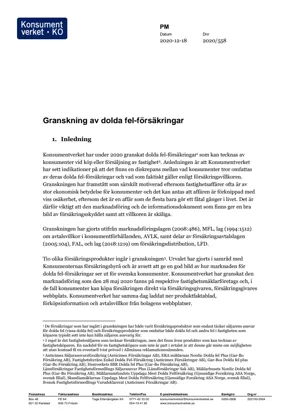 Granskning av dolda fel-försäkringar (Bild)