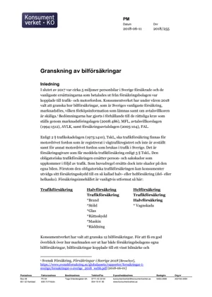 Granskning av bilförsäkringar (Bild)