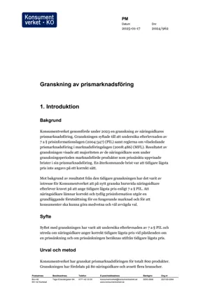 Granskning av prismarknadsföring (Bild)