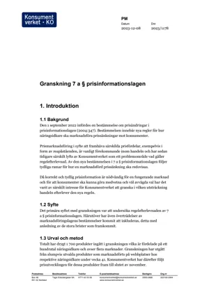 Granskning 7 a § prisinformationslagen (Bild)