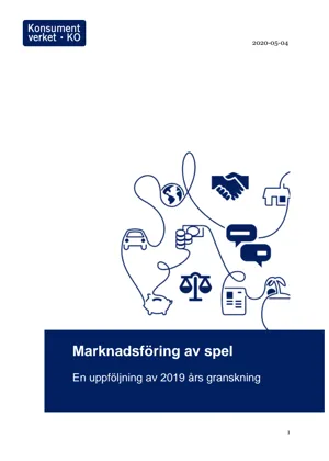 Marknadsföring av spel en uppföljning av 2019 års granskning (Bild)