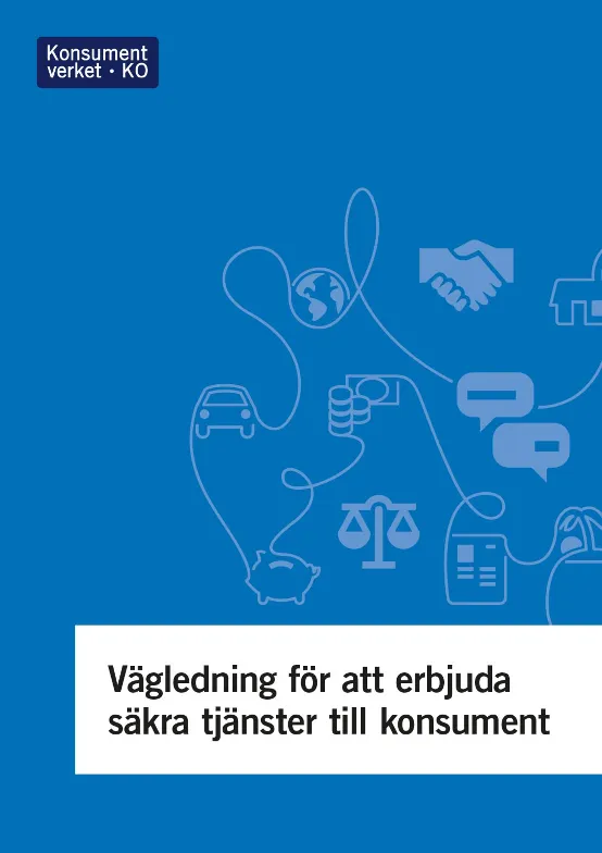 Vägledning för att erbjuda säkra tjänster till konsument (Bild)