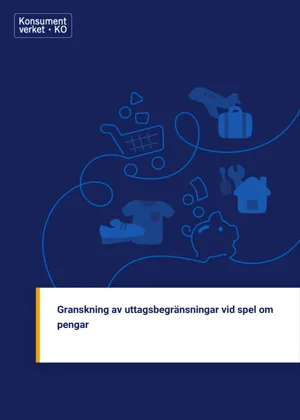 Granskning av uttagsbegränsningar vid spel om pengar (Bild)