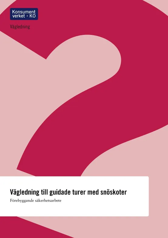 Vägledning till guidade turer med snöskoter (Bild)